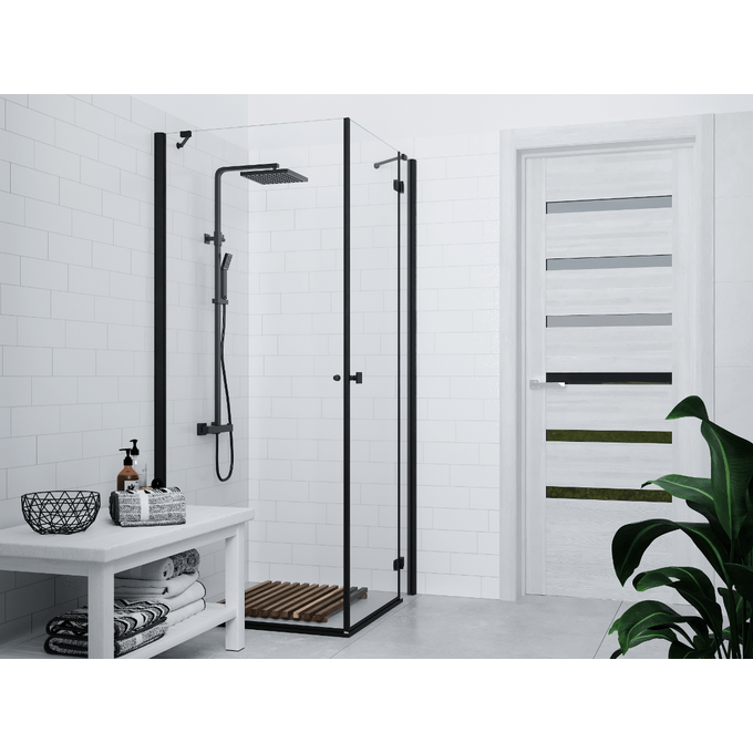 Термостатическая душевая система Corsan Ango Black Matt CMN02TBL (черная матовая), фото 3