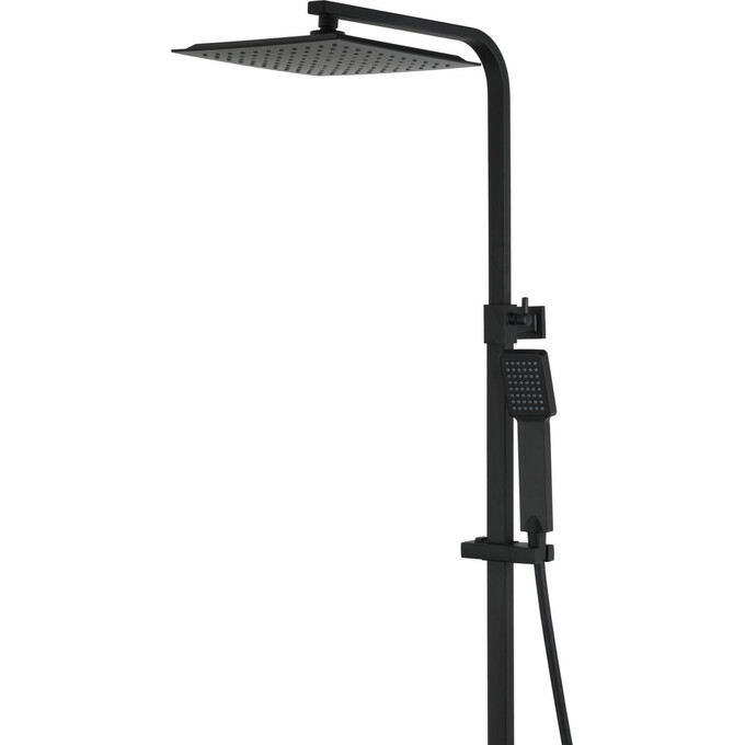 Термостатическая душевая система Corsan Ango Black Matt CMN02TBL (черная матовая), фото 4