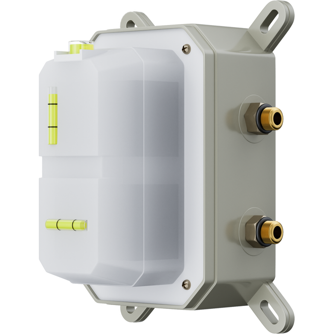 Термостатична душова система прихованого монтажу Corsan Adour Black Z01TBL (чорна), Колір виробника: чорний, фото , изображение 13