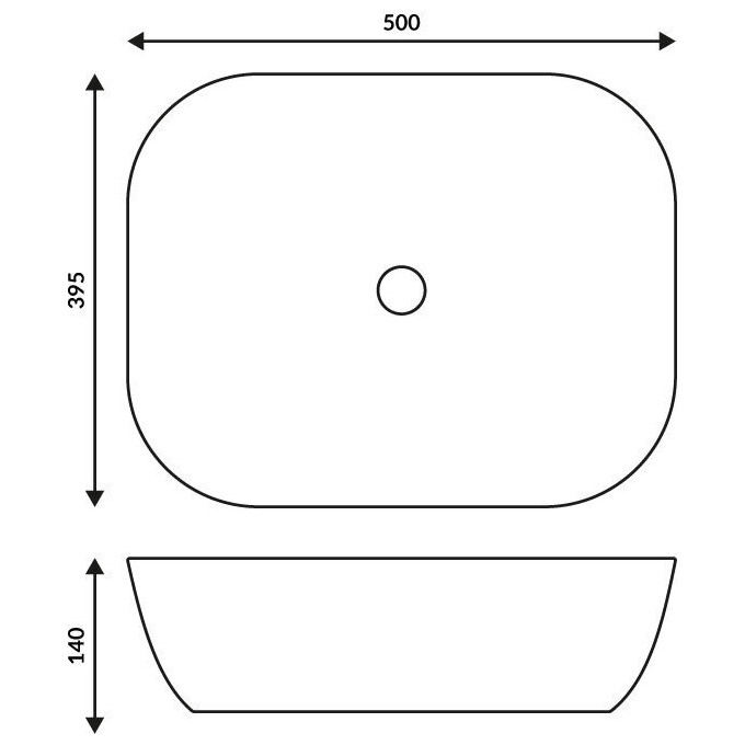 Раковина Corsan Belinda 649919 (50x39 см, чаша), фото 5
