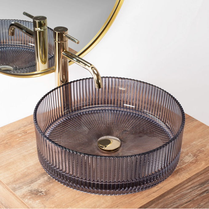 Раковина Rea Ingrid Grey 40 REA-U0279 (40 см, сіра, чаша), фото , изображение 2