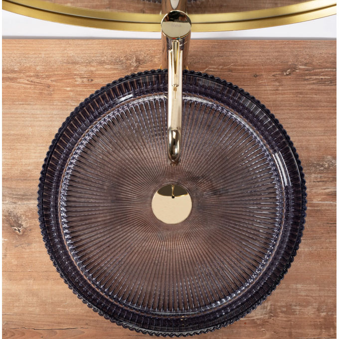 Раковина Rea Ingrid Grey 40 REA-U0279 (40 см, сіра, чаша), фото , изображение 3