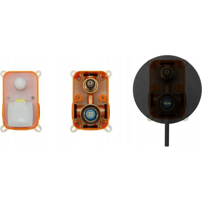 Змішувач прихованого монтажу для ванни Rea Lungo Chrome REA-B6990 (внутрішня частина в комплекті), Колір виробника: хром, фото , изображение 2