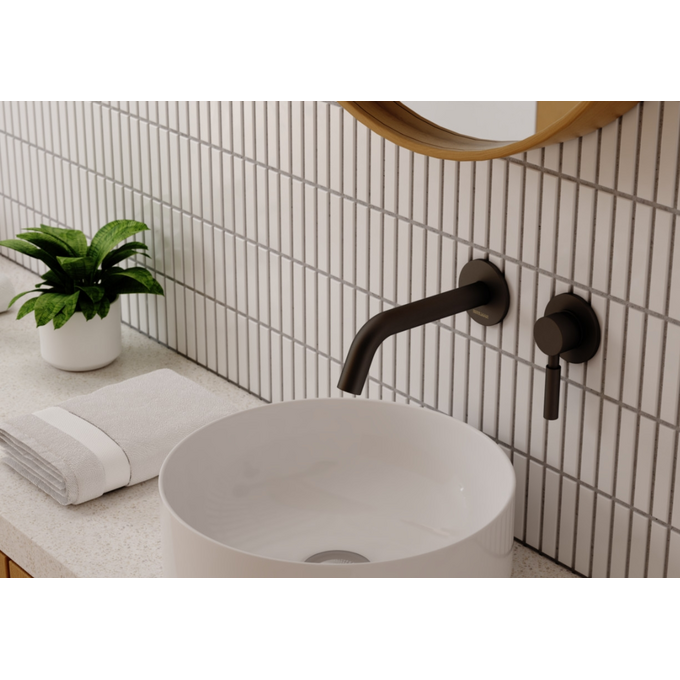 Смеситель скрытого монтажа для умывальника Kohlman Roxin Black QW180RB (черный, внутренняя часть в комплекте), Цвет производителя: черный, фото 2