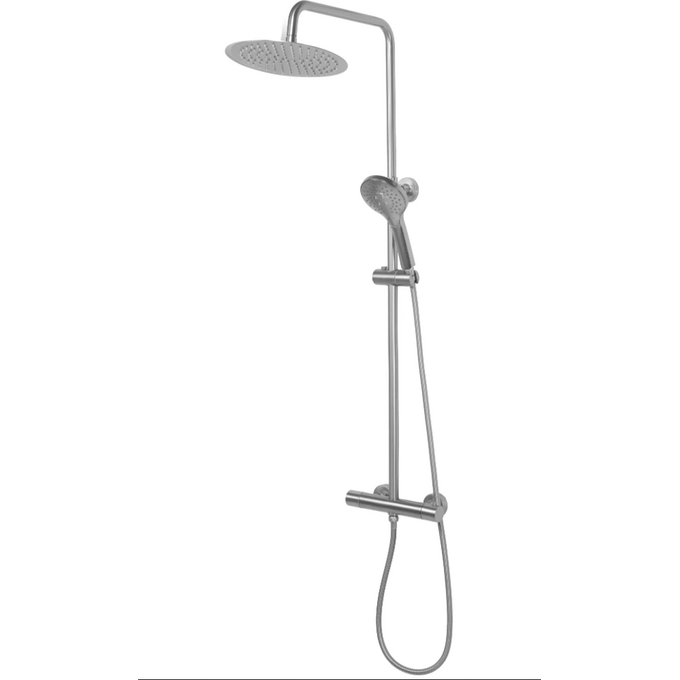 Термостатична душова система Rea Vincent Nikiel Brushed REA-P6603 (брашований нікель), Колір виробника: брашований нікель, фото , изображение 3