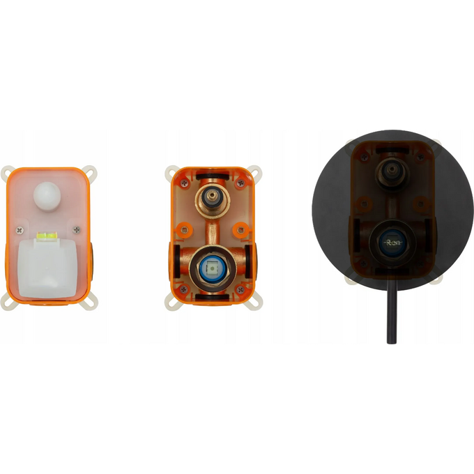 Душова система прихованого монтажу Rea Lungo Rose Gold REA-P6610 (рожеве золото, з виливом), Колір виробника: рожеве золото, фото , изображение 4