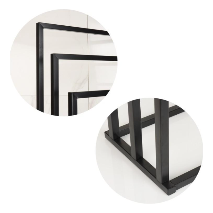 Рушникотримач Yoka Lonia3 Black P.LONIA3-BLK (чорний, потрійний), фото , изображение 5