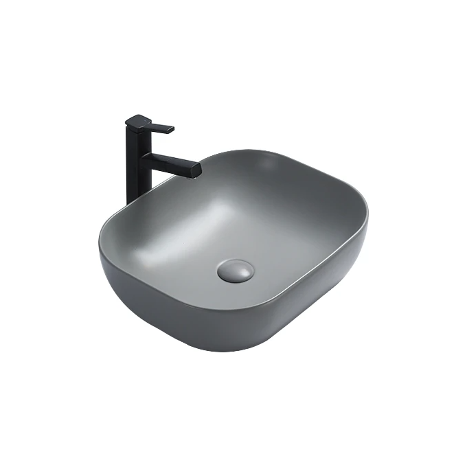 Раковина Mexen Rita Grey Matt MEX-21084561 (45x32 см, серая матовая, чаша), Цвет производителя: серый матовый, фото 