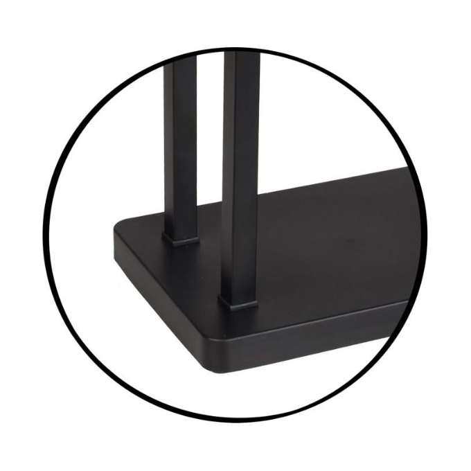 Рушникотримач Yoka Roki Black P.ROKI-BLK (чорний, подвійний), фото , изображение 5