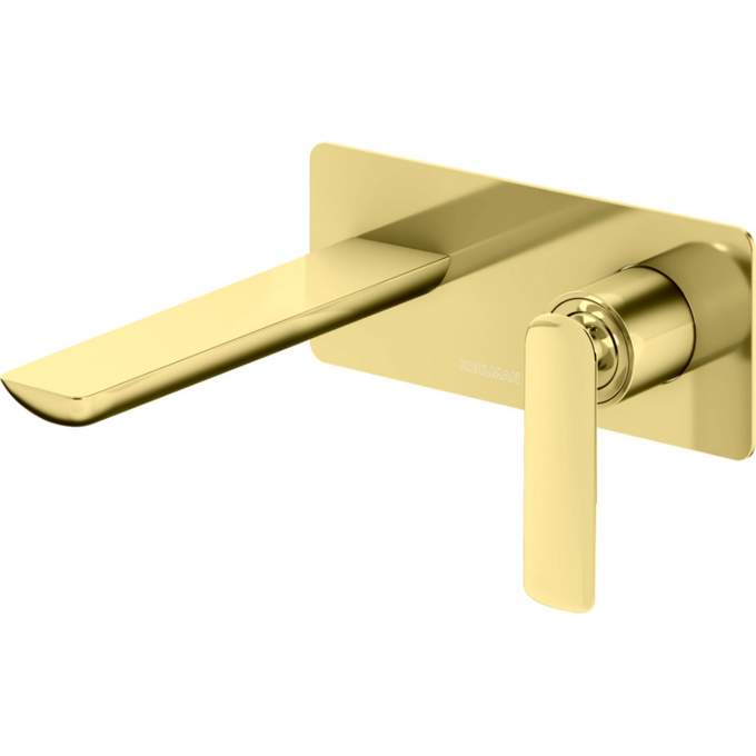 Змішувач прихованого монтажу для умивальника Kohlman Experience Gold QW185EGD (золотий, внутрішня частина в комплекті), Колір виробника: золото, фото 