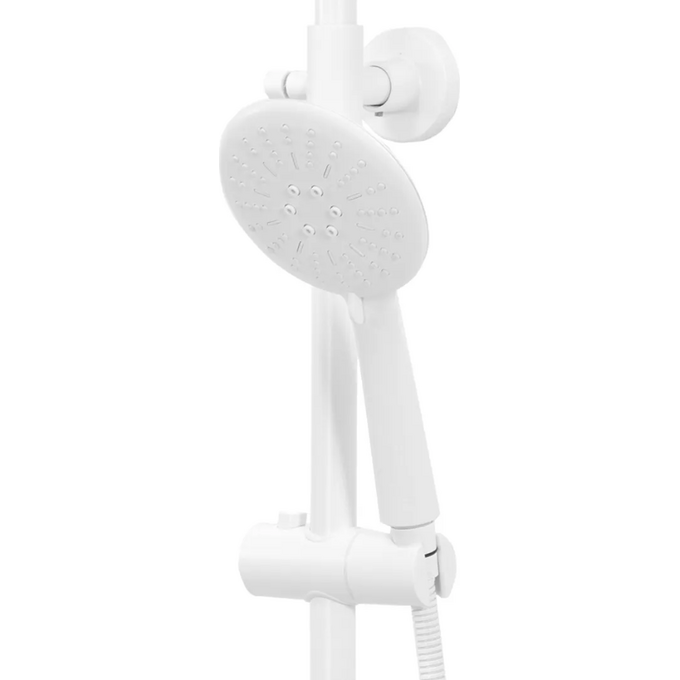 Термостатична душова система Rea Lungo White REA-P6608 (біла, з виливом), Колір виробника: білий, фото , изображение 8