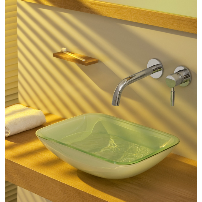 Смеситель скрытого монтажа для умывальника Kohlman Roxin Chrome QW180R (внутренняя часть в комплекте), Цвет производителя: хром, фото 2