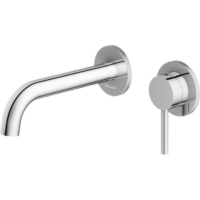 Смеситель скрытого монтажа для умывальника Kohlman Axel Chrome QW180A (внутренняя часть в комплекте), Цвет производителя: хром, фото 