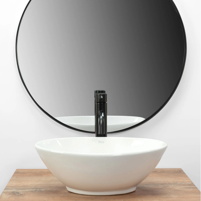 Раковина Rea Pamela Mini REA-U5804 (40x27 см, чаша), Доступні розміри: 40 x 27, Колір виробника: білий глянець, фото , изображение 3