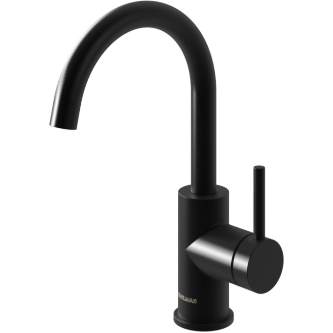 Змішувач для кухні Kohlman Axel Black QB150AB (чорний матовий), Колір виробника: чорний матовий, фото 