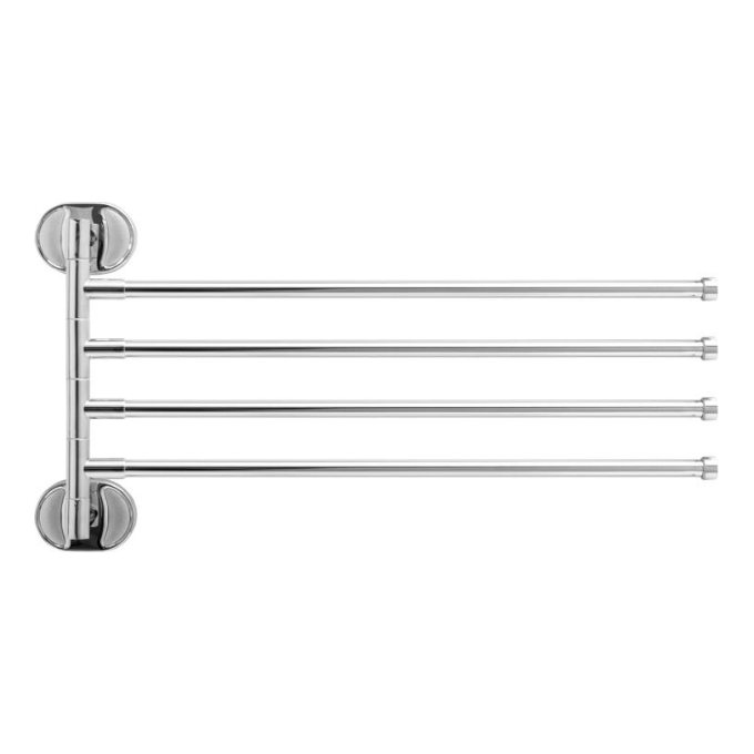 Рушникотримач Yoka Kika Chrome CH.KIKA-45-CHR (четверний, поворотний), фото 