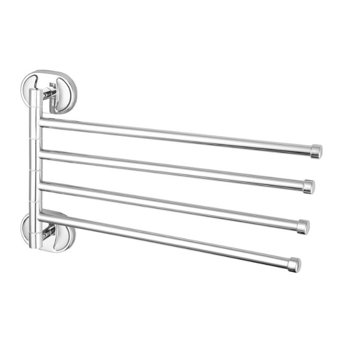 Рушникотримач Yoka Kika Chrome CH.KIKA-45-CHR (четверний, поворотний), фото , изображение 6