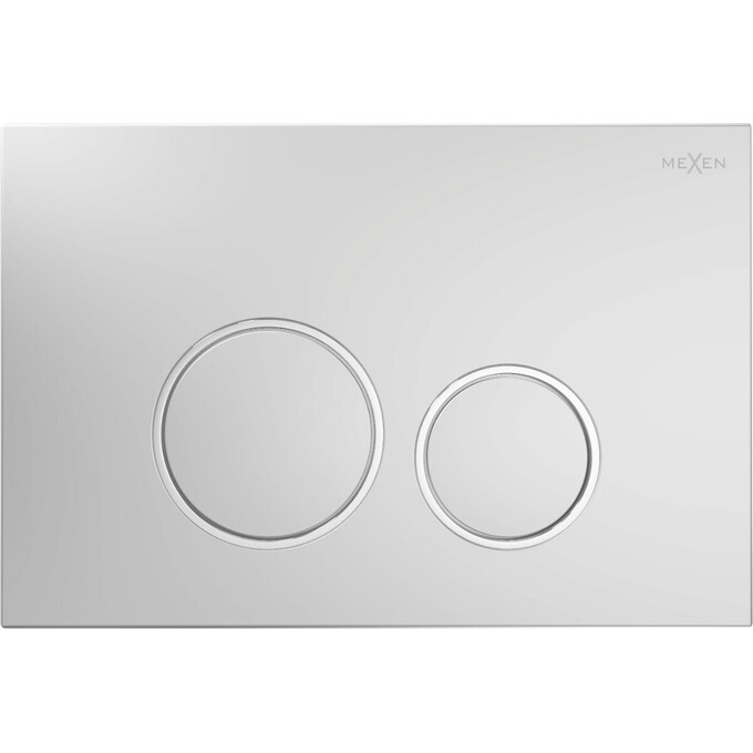 Клавиша смыва Mexen Fenix 05 Chrome Matt MEX-600502 (сатин), Цвет производителя: сатин (хром матовый), фото 