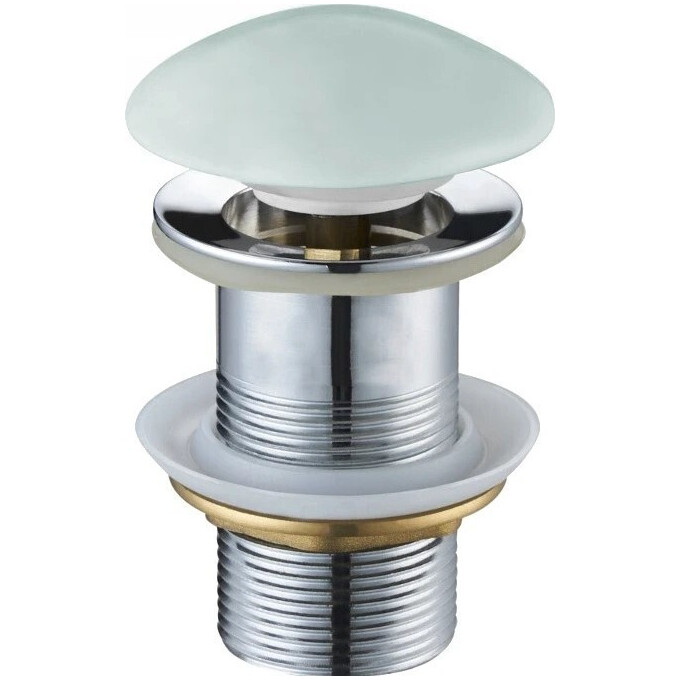 Донный клапан Mexen Klik-Klak Mint Matt MEX-79910-46 (бирюзовая матовая керамика, без перелива), Цвет производителя: бирюзовая матовая керамика, фото 