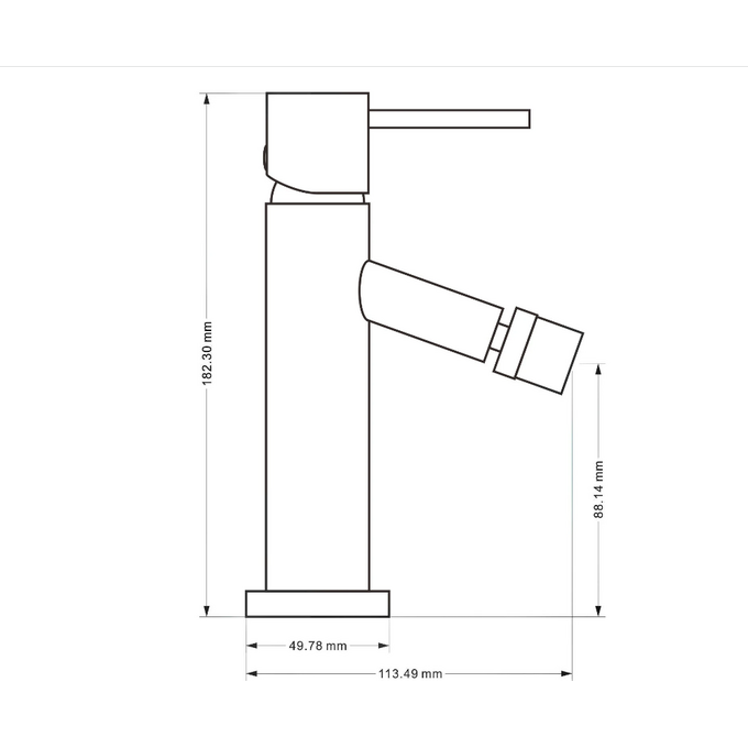 Смеситель для биде Mexen Rumba White MEX-73520-20 (белый глянец), Цвет производителя: белый глянец, фото 2