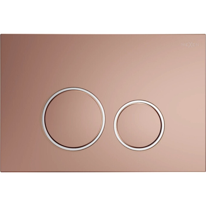 Клавиша смыва Mexen Fenix 05 Rose Gold MEX-600505 (розовое золото), Цвет производителя: розовое золото, фото 