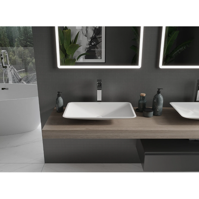 Раковина Mexen Esper White MEX-23036001 (60x38 см, чаша), Цвет производителя: белый глянец, фото 4