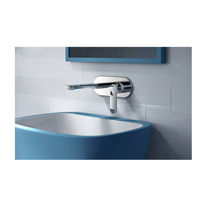 Смеситель скрытого монтажа для умывальника Corsan Anzio Chrome CMB1024CH (внутренняя часть в комплекте), фото 2