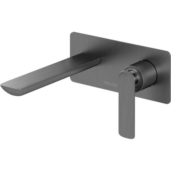 Змішувач прихованого монтажу для умивальника Kohlman Experience Grafit QW185EG (графіт, внутрішня частина в комплекті), Колір виробника: графіт, фото 