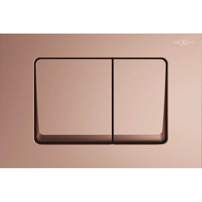 Клавиша смыва Mexen Fenix 10 XS Rose Gold MEX-601005 (розовое золото), Цвет производителя: розовое золото, фото 