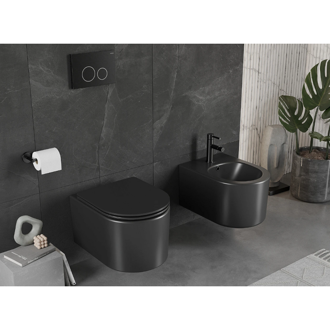 Биде подвесное Mexen Sofia Black Matt MEX-35544885 (черное матовое), фото 2