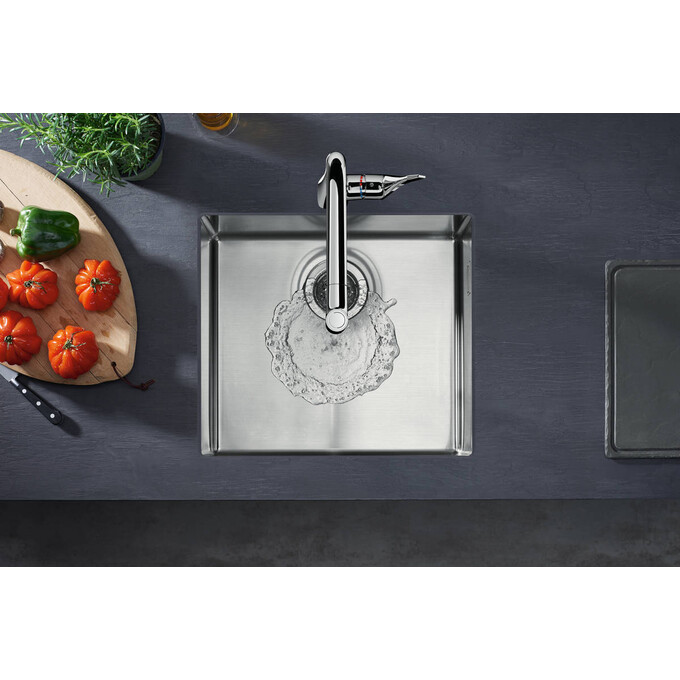 Мойка для кухни Hansgrohe S71 S719-U450 Under-mount Stainless Steel 43426800 (50x45 см, нержавеющая сталь), фото 3