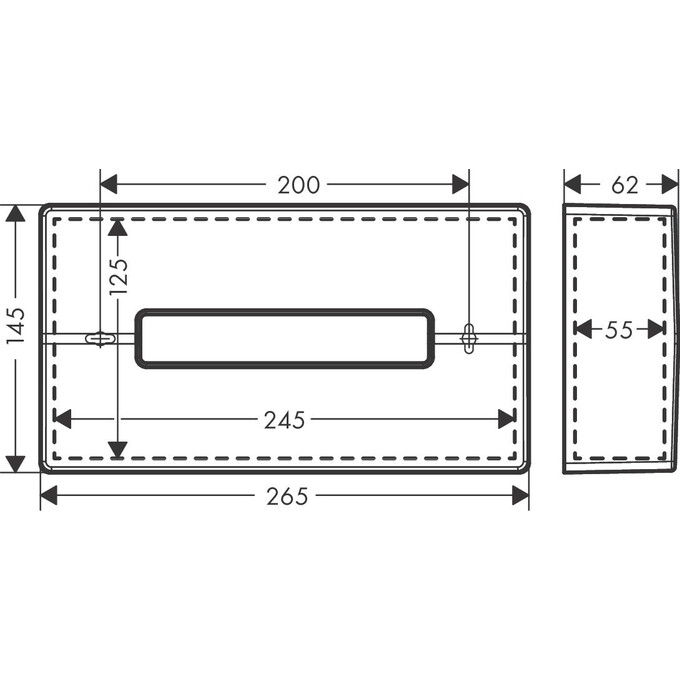 Контейнер для серветок Hansgrohe AddStoris Brushed Bronze 41774140 (брашований бронзовий), Колір виробника: брашована бронза, фото , изображение 3