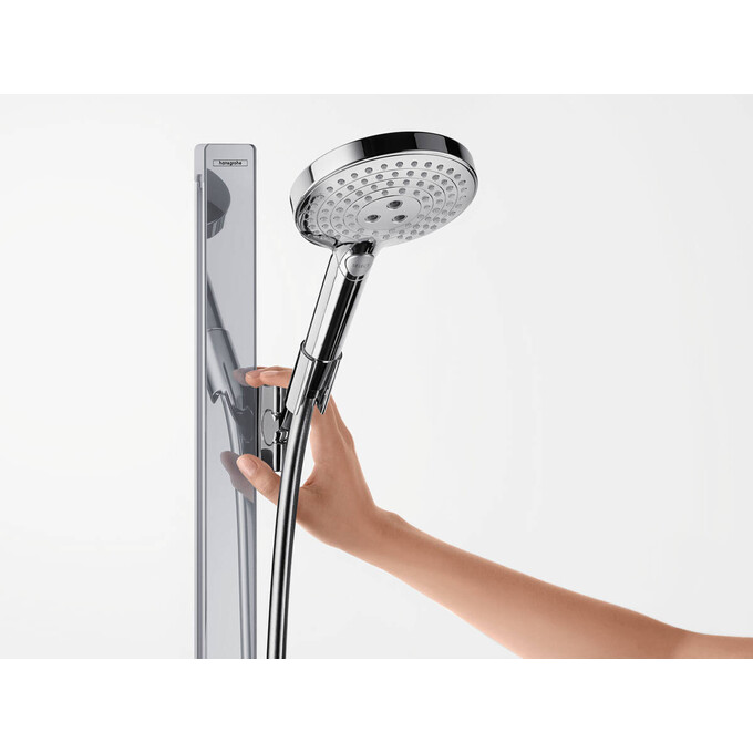 Душовий гарнітур Hansgrohe Raindance Select EcoSmart Chrome 27649000 (з полицею), фото , изображение 3