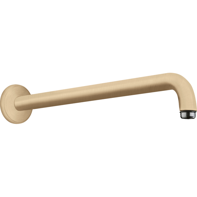 Кронштейн душевой Hansgrohe Brushed Bronze 27413140 (брашированный бронзовый), фото 