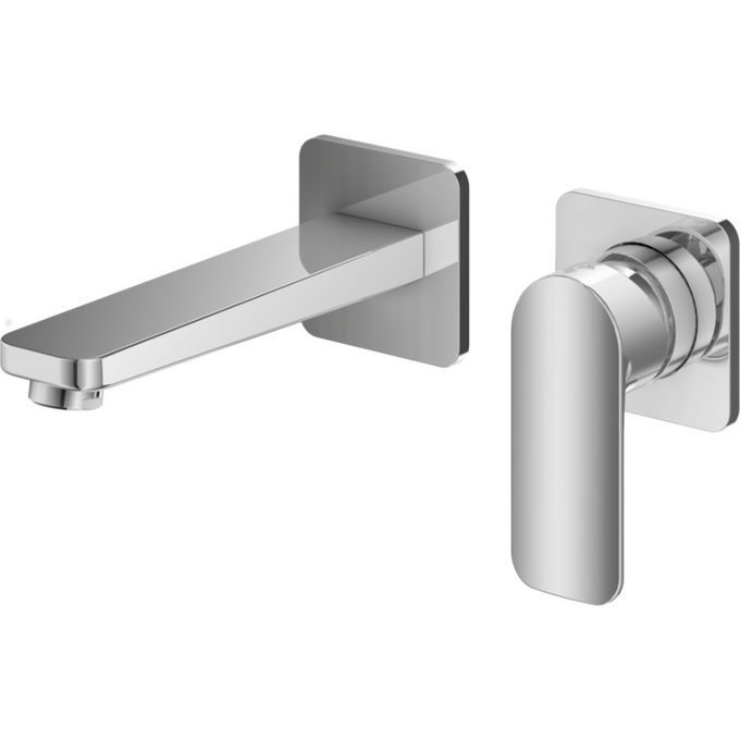 Змішувач прихованого монтажу для умивальника Kohlman Texen Chrome QW180T (внутрішня частина в комплекті), фото 