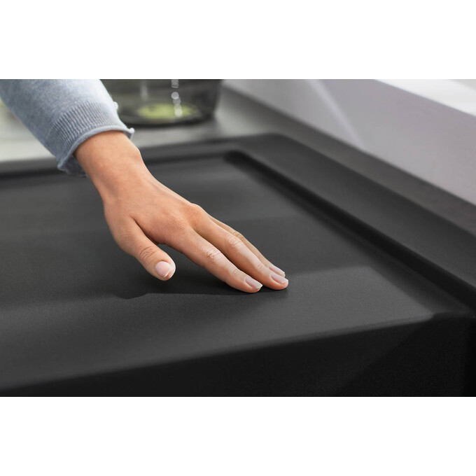 Мойка для кухни Hansgrohe S51 S514-F450 Built-in sink Graphite Black 43314170 (105x51 см, черная графитовая), фото 4