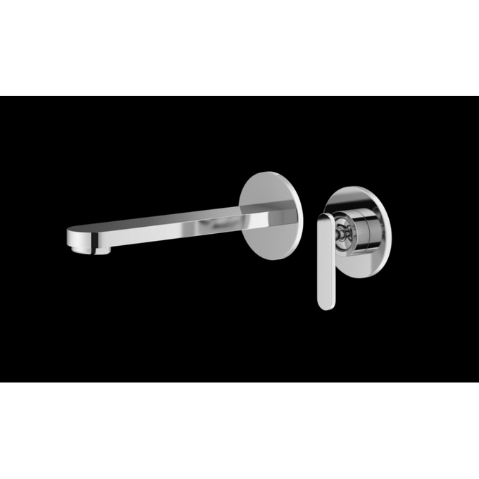 Смеситель скрытого монтажа для умывальника Kohlman Boxine Chrome QW180B (внутренняя часть в комплекте), фото 4