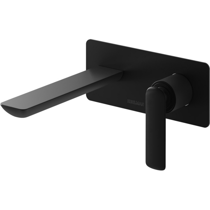Смеситель скрытого монтажа для умывальника Kohlman Experience Black Matt QW185EB (черный матовый, внутренняя часть в комплекте), Цвет производителя: черный матовый, фото 