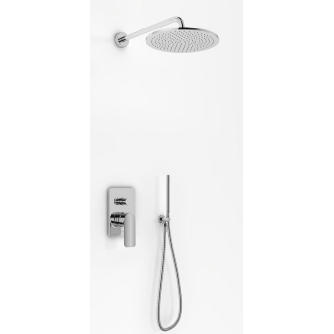 Душевая система скрытого монтажа Kohlman Texen Chrome QW210TR35, фото 