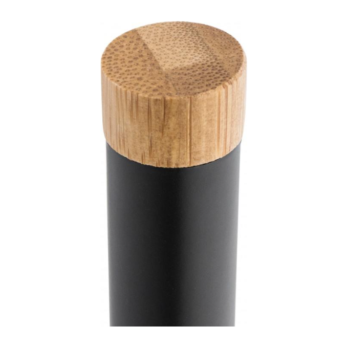 Стійка для туалетного паперу Yoka SP1 Black/Bamboo P.SP1-BLK-B (чорна/бамбук), Колір виробника: чорний, бамбук, фото , изображение 5