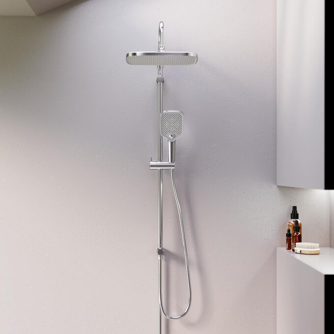 Душевая система Damixa Gala 953000000 (без смесителя), Цвет производителя: хром, фото 3