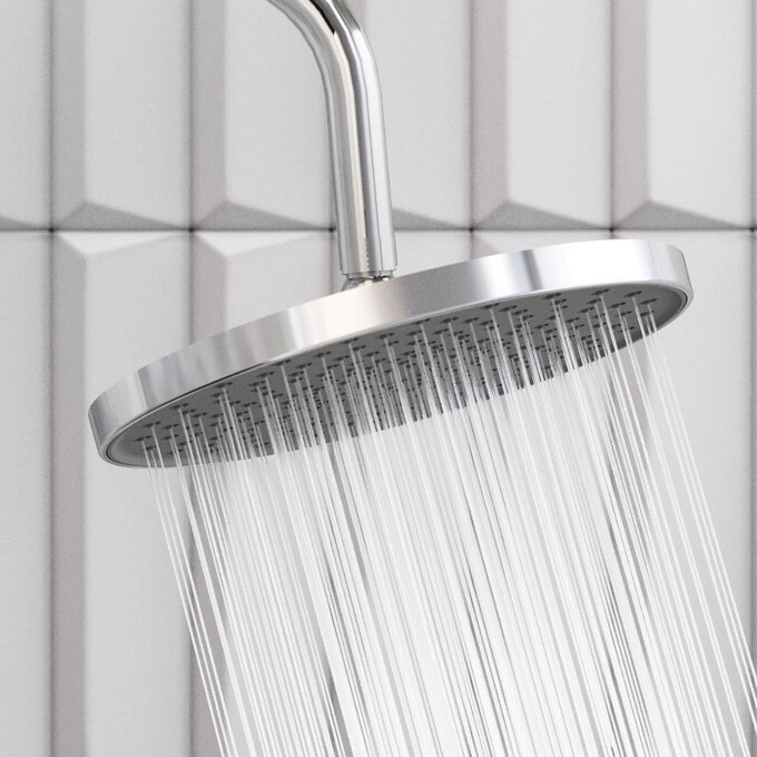 Душевая система Damixa Apollo 947730000 (с полкой и изливом), Цвет производителя: хром, фото 6