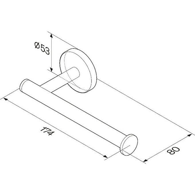 Держатель для туалетной бумаги Am.Pm X-Joy A85A34100, Цвет производителя: хром, фото 8