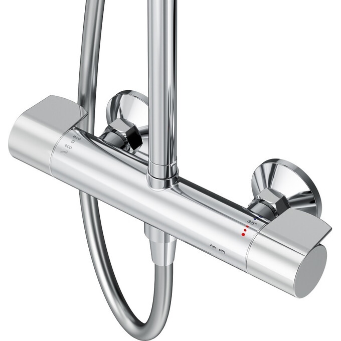 Душевая система с термостатом Am.Pm X-Joy F0785A400, Цвет производителя: хром, фото 13