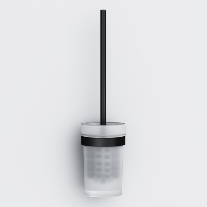 Ершик для унитаза Am.Pm X-Joy A85A33322 (черный матовый, настенный), Цвет производителя: черный матовый, фото 5