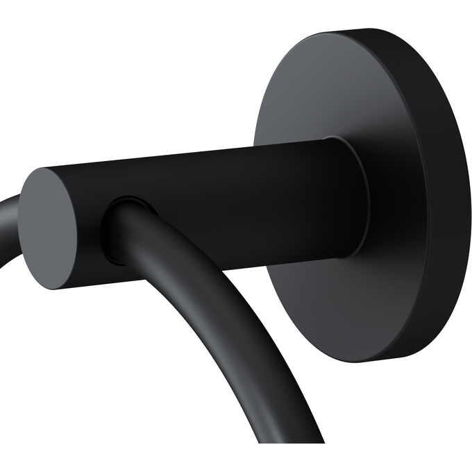 Полотенцедержатель Am.Pm X-Joy A85A34422 (черный матовый, кольцо), Цвет производителя: черный матовый, фото 7