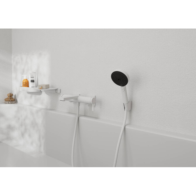 Лейка для душа Hansgrohe Pulsify Select Relaxation 105 Matt White 24110700 (белая матовая, трехрежимная), Цвет производителя: белый матовый, фото 4