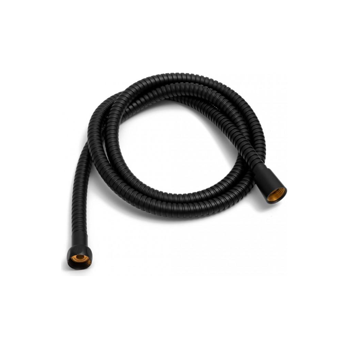 Лійка для душу Yoka Abba Black BP.ABBA-BLK (чорна матова, однорежимна, зі шлангом та тримачем), фото , изображение 5