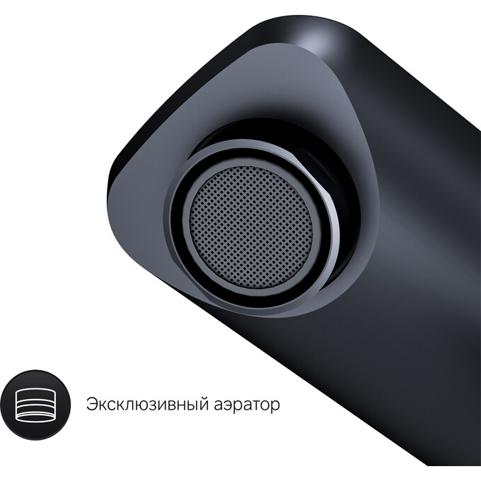 Змішувач для умивальника Am.Pm X-Joy TouchReel F85A02522 (чорний матовий), Колір виробника: чорний матовий, фото , изображение 8