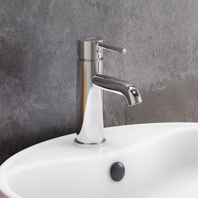 Смеситель для умывальника Damixa Scandinavian Pure 360210000, Цвет производителя: хром, фото 3